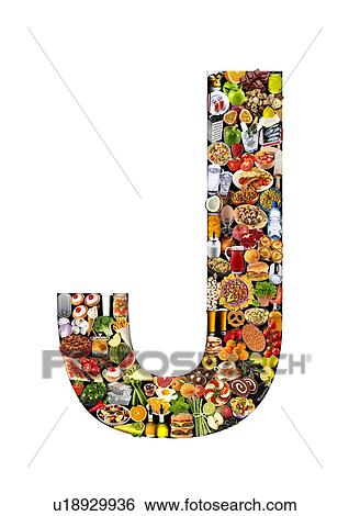 Foodfont Letter I on Black And White - Non Exclusive View Large Photo Image Stock Photograph - Foodfont Letter I on Black And White - Non Exclusive. Fotosearch