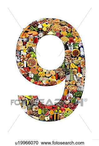 Foodfont Number on Black And White - Non Exclusive View Large Photo Image Stock Image - Foodfont Number on Black And White - Non Exclusive. Fotosearch
