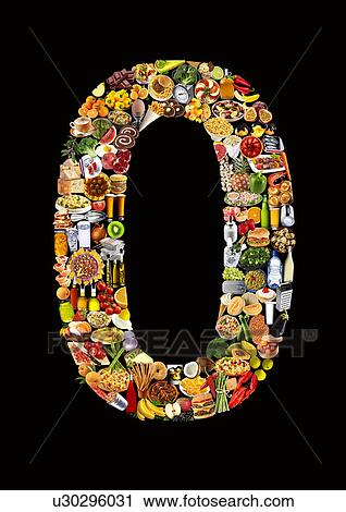 Foodfont Number on Black - Non Exclusive View Large Photo Image Stock Image - Foodfont Number on Black - Non Exclusive. Fotosearch