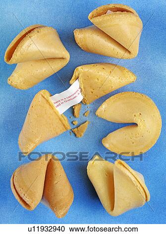 Stock Image - Fortune Cookies. Fotosearch