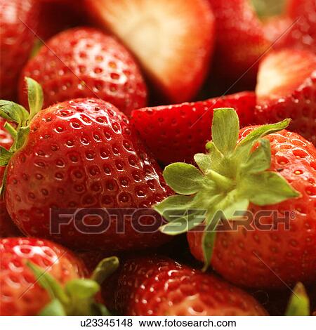Stock Photo - Fresh strawberries. Fotosearch