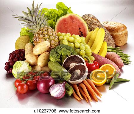 Fruit And Vegetables - Non Exclusive View Large Photo Image Stock Photograph - Fruit And Vegetables - Non Exclusive. Fotosearch