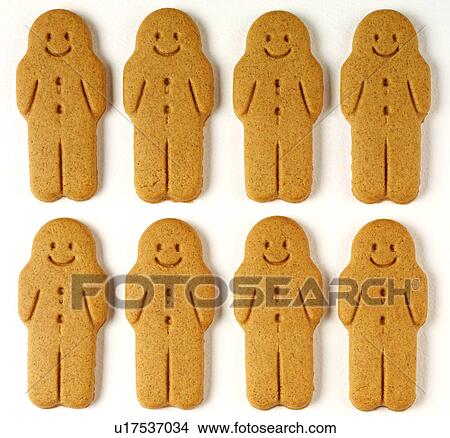 Picture - Gingerbread men. Fotosearch