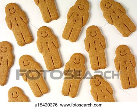 Stock Photograph - Gingerbread men. Fotosearch