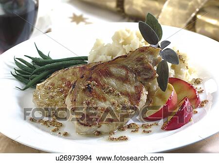 Grilled pork chop View Large Photo Image Picture - Grilled pork chop. Fotosearch