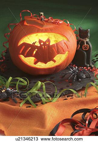 Stock Image - Halloween pumpkin. Fotosearch
