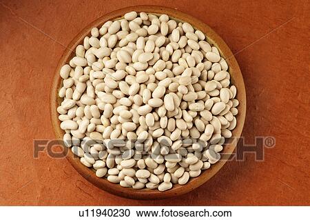 Stock Image - Haricot beans. Fotosearch