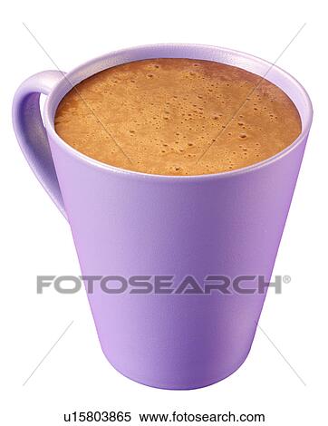 Stock Photography - Hot Chocolate on White - Non Exclusive. Fotosearch