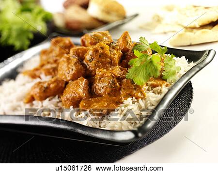 Stock Photograph - Indian Chicken Curry - Non Exclusive. Fotosearch