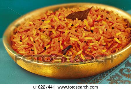 Stock Image - Indian Special Fried Rice - Non Exclusive. Fotosearch
