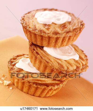 Italian Frangipani Cakes View Large Photo Image Stock Image - Italian Frangipani Cakes. Fotosearch
