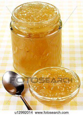 Picture - Lemon Marmelade With Ginger Wine Without Label - Non Exclusive. Fotosearch