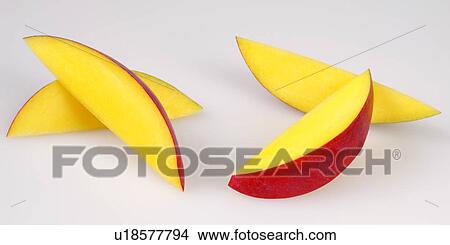 Picture - Mango Segments - Non Exclusive. Fotosearch