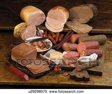 Stock Photography - meat selection. Fotosearch