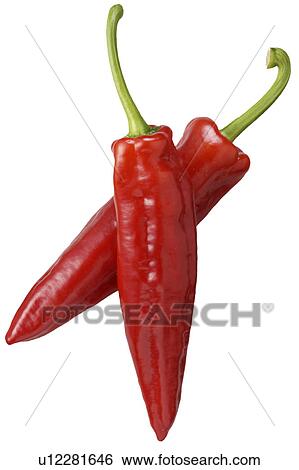 Stock Photograph - Mediterranean red peppers. Fotosearch