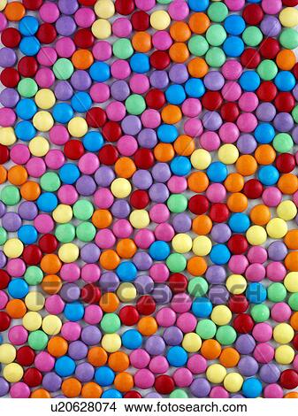 Picture - Multicoloured Candy Sweets - Non Exclusive. Fotosearch