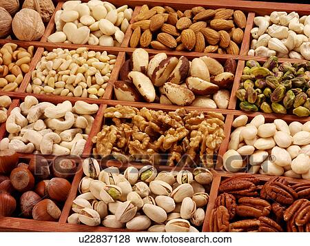 Nut Selection - Non Exclusive View Large Photo Image Stock Photo - Nut Selection - Non Exclusive. Fotosearch