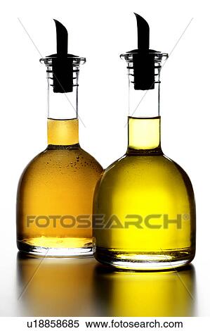 Stock Photography - Olive oil and vinegar. Fotosearch
