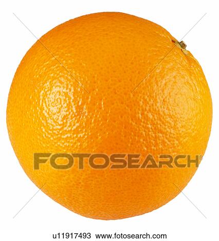 Stock Image - Orange on White - Non Exclusive. Fotosearch