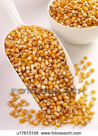 Stock Photo - Popcorn in Scoop - Non Exclusive. Fotosearch