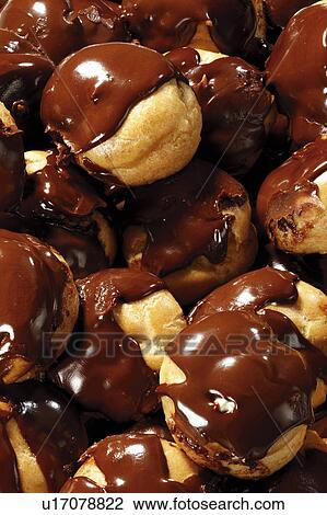 Profiteroles and chocolate sauce View Large Photo Image Stock Image - Profiteroles and chocolate sauce. Fotosearch