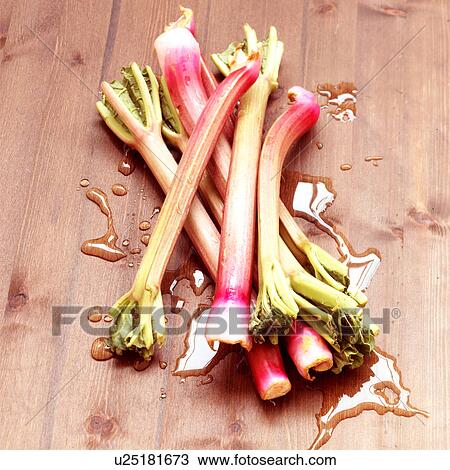 Stock Image - Rhubarb. Fotosearch
