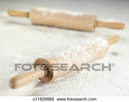 Stock Image - Rolling pins. Fotosearch