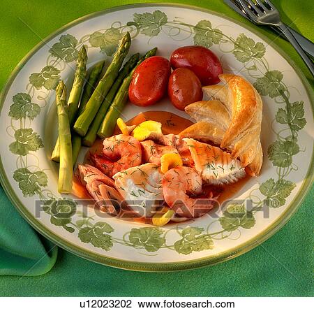 Salmon en croute View Large Photo Image Stock Image - Salmon en croute. Fotosearch