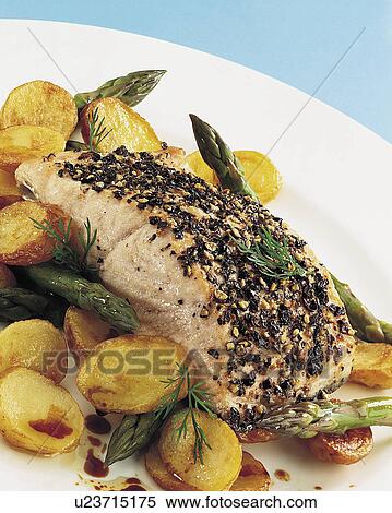 Stock Photography - Salmon steak. Fotosearch
