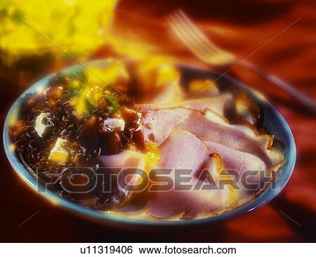 Stock Photograph - Sliced Ham. Fotosearch