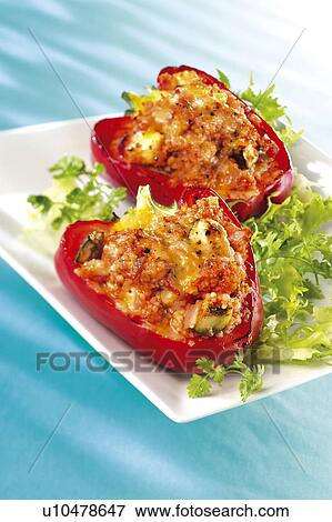Stock Photo - Stuffed Peppers. Fotosearch