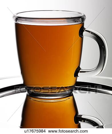 Picture - Tea in Glass Mugs - Non Exclusive. Fotosearch