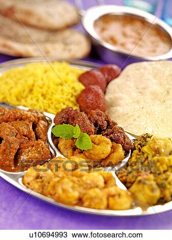 Thali on Purple - Non Exclusive View Large Photo Image Stock Image - Thali on Purple - Non Exclusive. Fotosearch