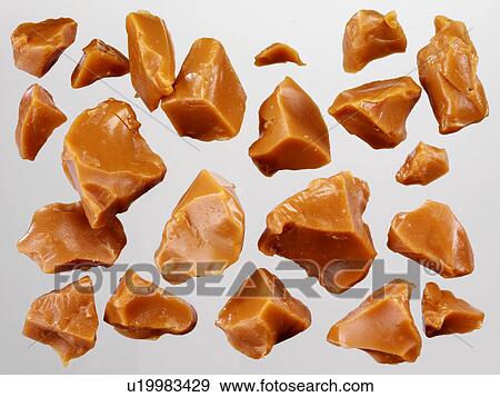 Stock Photo - Toffee Pieces - Non Exclusive. Fotosearch