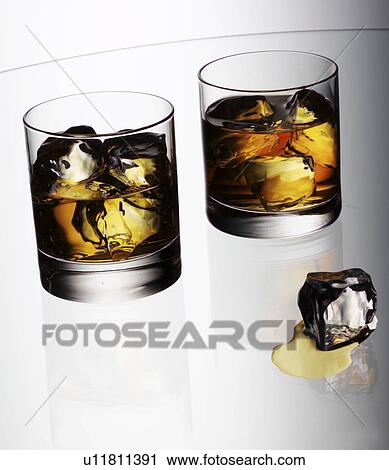 Two whiskies View Large Photo Image Stock Image - Two whiskies. Fotosearch