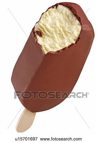 Stock Photo - Vanilla And Chocolate Ice Cream. Fotosearch