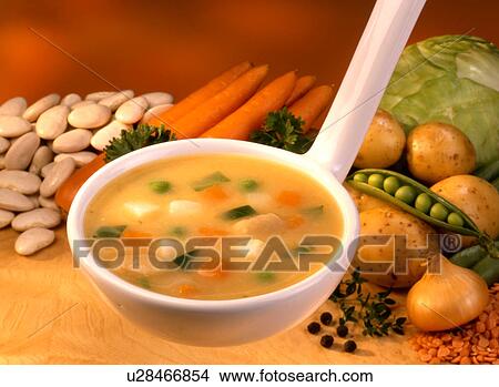 Vegetable soup View Large Photo Image Picture - Vegetable soup. Fotosearch