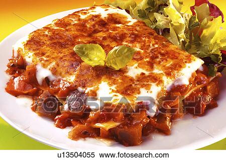 Vegetarian Lasagne - Non Exclusive View Large Photo Image Stock Photography - Vegetarian Lasagne - Non Exclusive. Fotosearch