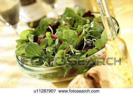 Stock Photo - Watercress Salad - Non Exclusive. Fotosearch