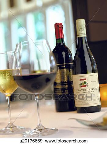 Stock Photo - wine and glasses. Fotosearch