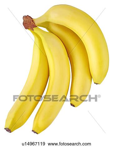 الموزات على أبيض عدم بادئة بإستثناء ألبوم الصور U14967119 Fotosearch