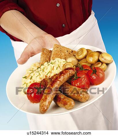 Picture - Aiter With Sausages - Non Exclusive. Fotosearch