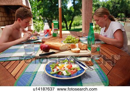 Al fresco lunch View Large Photo Image Stock Photo - Al fresco lunch. Fotosearch