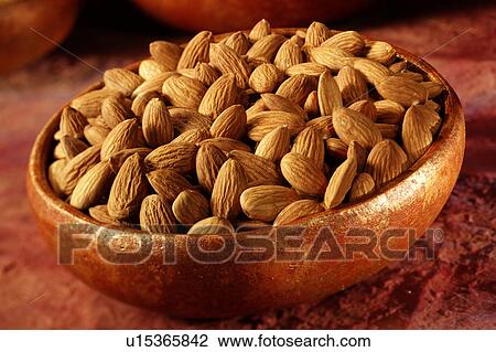 Stock Image - Almonds. Fotosearch