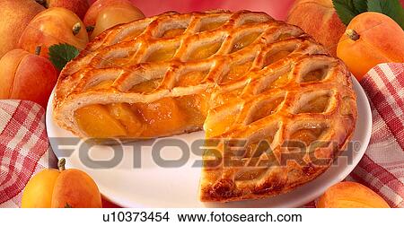 Apricot pie View Large Photo Image Picture - Apricot pie. Fotosearch