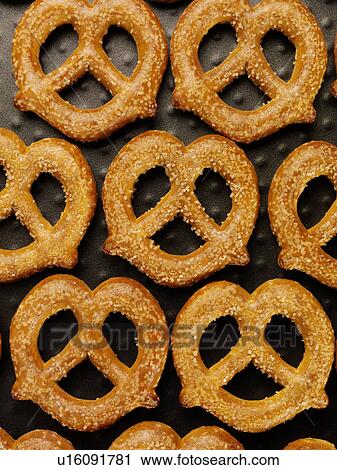 Stock Image - Baking Pretzels - Non Exclusive. Fotosearch