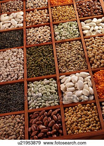 Stock Photo - Beans And Pulses - Non Exclusive. Fotosearch