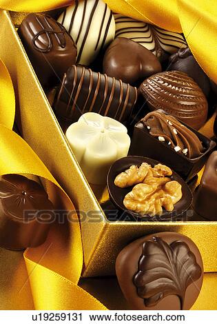Stock Image - Belgian chocolates. Fotosearch