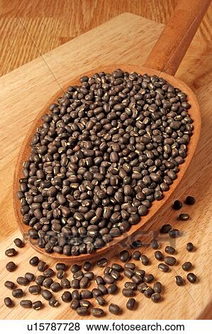 Stock Photo - Black Mung Beans. Fotosearch