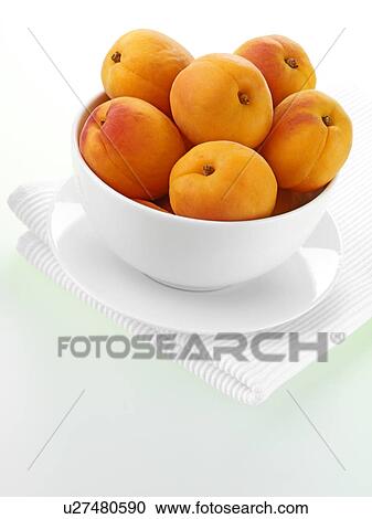 Bowl Of Apricots View Large Photo Image Stock Image - Bowl Of Apricots. Fotosearch